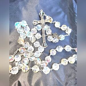 CRYSTAL ROSARY BEADS